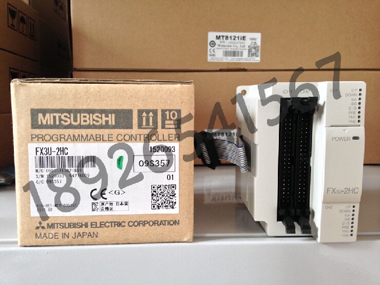 原装进口三菱2通道高速计数模块FX3U-2HC，适用于FX3U/3UC/5U/5UC