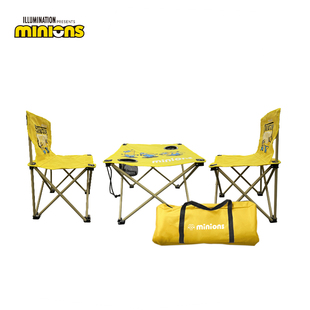 小黄人户外折叠便携桌椅野餐桌子露营桌装备套装露营野营全套装备