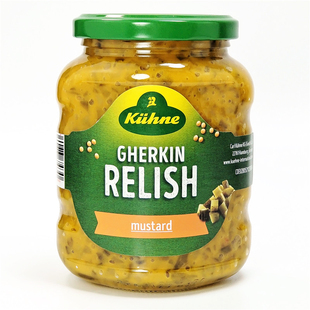 冠利芥末青瓜蓉汉堡酱热狗面包酱料小黄瓜酱KUHNE RELISH GHERKIN