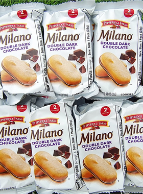非凡农庄米兰双层黑巧克力饼干PEPPERIDGE FARM MILANO COOKIES