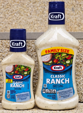 卡夫牌水果蔬菜沙拉酱低脂色拉酱KRAFT RANCH DRESSING FAT FREE