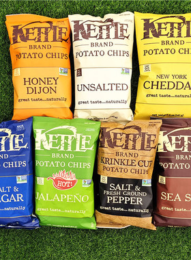 可特手制作薯片大包天然土豆片膨化休闲零食KETTLE POTATO CHIPS