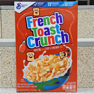 肉桂味玉米片早餐法式烘烤脆麦片