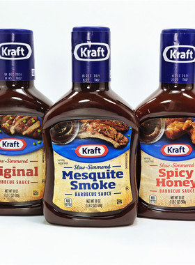 卡夫烟熏风味烧烤调味酱烤肉调料腌料KRAFT SMOKE BARBECUE SAUCE