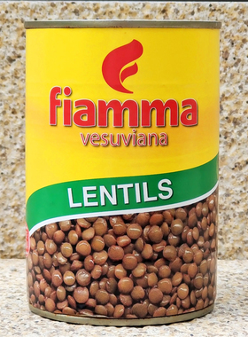 意大利火山连度豆罐头已熟小扁豆即食FIAMMA VESUVIANA  LENTILS