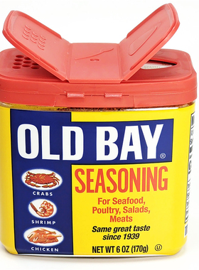 海鲜粉鱼肉虾蟹复合调料粉烤鸡调味粉OLD BAY SEAFOOD SEASONING