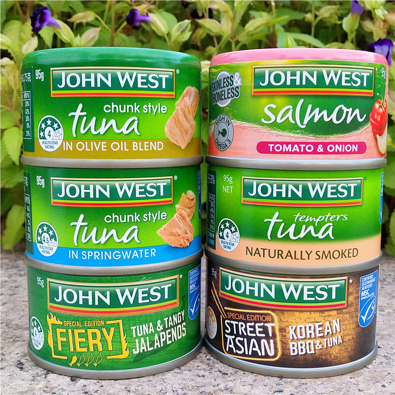 西部约翰水浸金枪鱼烟熏吞拿鱼罐头沙拉三明治佐餐JOHN WEST TUNA 水产肉类/新鲜蔬果/熟食 鱼类罐头 原图主图