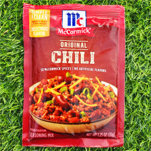 35g美国原味辣椒调味料炒肉辣味粉McCormick CHILI SEASONING MIX