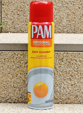 美国煎鸡蛋不粘锅油喷雾油脱脂零热量PAM NO STICK COOKING SPRAY