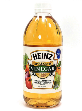 美国亨氏苹果醋无脂无糖无添加即食醋HEINZ APPLE CIDER VINEGAR