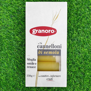 大通粉意大利面肉馅卷面大碌竹面空心直通面GRANORO CANNELLONI