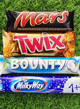 玛氏焦糖牛奶巧克力条装夹心香脆朱古力块MARS Caramel chocolate