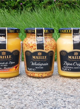 法国魅雅传统第戎大藏芥末籽酱粗粒炸鸡蘸酱MAILLE DIJON MUSTARD
