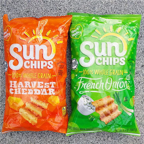 阳光全麦薯片法式洋葱芝士玉米片