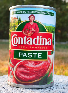 罗马番茄膏浓缩番茄酱意面披萨番茄泥酱CONTADINA TOMATOES PASTE