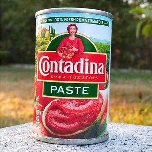 罗马番茄膏浓缩番茄酱意面披萨番茄泥酱CONTADINA TOMATOES PASTE
