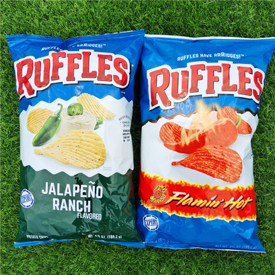 乐事波浪形火辣味香脆薯片休闲