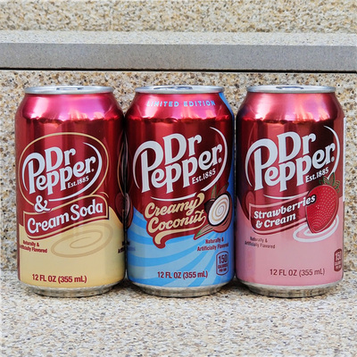 胡椒博士汽水奶油苏打水碳酸饮料