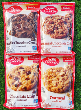 贝蒂妙厨燕麦巧克力曲奇粉甜饼粉饼干粉BETTY CROCKER COOKIE MIX