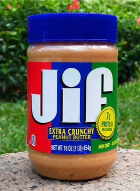 积富颗粒型花生酱三明治面包酱JIF EXTRA CRUNCHY PEANUT BUTTER