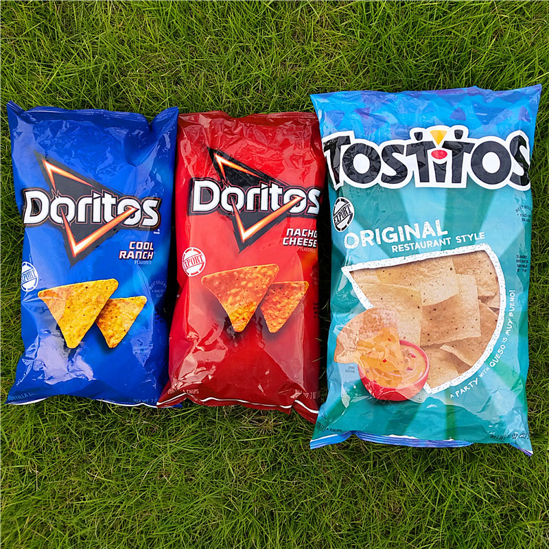 美国多力多滋香脆玉米片膨化食品进口零食DORITOS TORILLA CHIPS