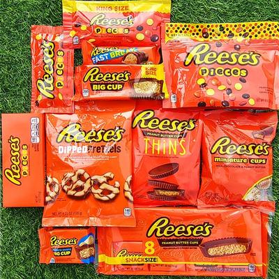 美国进口花生酱夹心牛奶巧克力杯