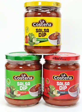 乐口泰休闲沾酱香脆玉米片蘸酱墨西哥莎莎酱LA COSTENA SALSA DIP