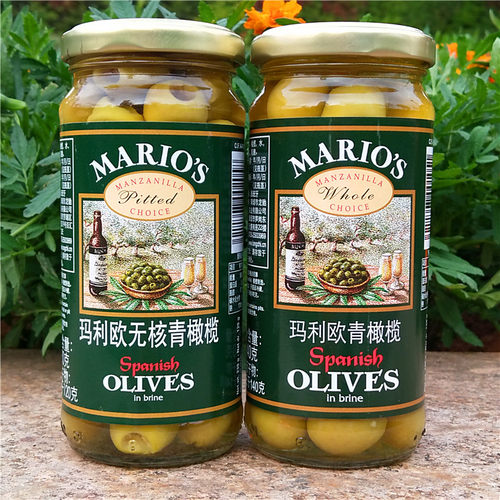 西班牙玛利欧盐水浸青橄榄罐头