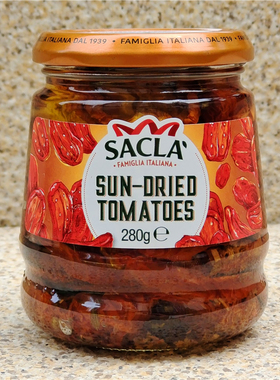 萨克拉油浸晒干番茄调味类蔬菜罐头可烘烤披萨SUN DRIED TOMATOES
