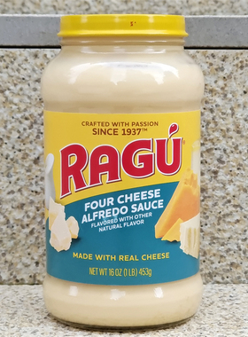 阿尔弗雷多四种奶酪酱芝士意面酱RAGU FOUR CHEESE ALFREDO SAUCE