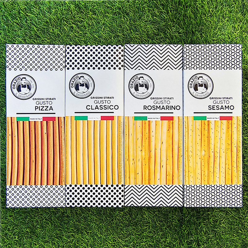 意大利进口经典原味长条面包棒即食干面包条早餐零食BREADSTICKS