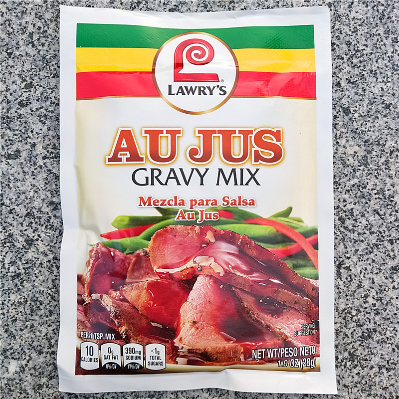 原汁肉汤料鸡扒猪扒牛扒肉汁酱汁调料粉LAWRYS AU JUS GRAVY MIX 粮油调味/速食/干货/烘焙 复合食品调味剂 原图主图