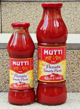 牧蒂番茄泥意大利番茄酱蕃茄膏拌面酱MUTTI PASSATA TOMATO PUREE
