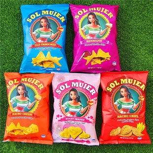 墨西哥少女玉米片传统口味杂粮玉米脆片休闲零食TORTILLA CHIPS