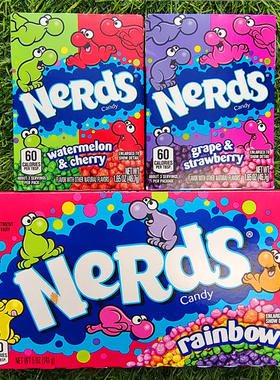 旺卡彩虹粒粒糖果汁松脆糖果RAINBOW NERDS TANGY CRUNCHY CANDY