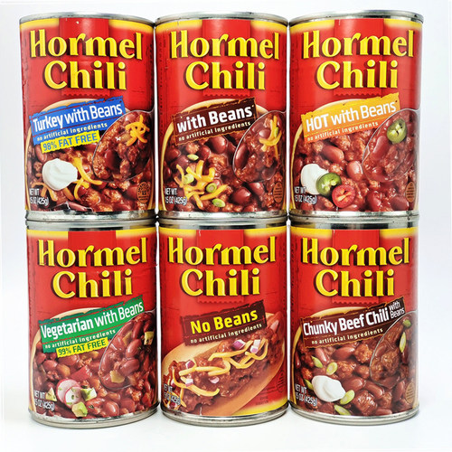 美国荷美尔辣豆鸡肉熟豆即食罐头