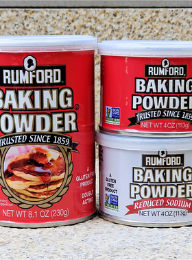双效泡打粉酵母家用饼干面包发酵粉无麸质RUMFORD BAKING POWDER