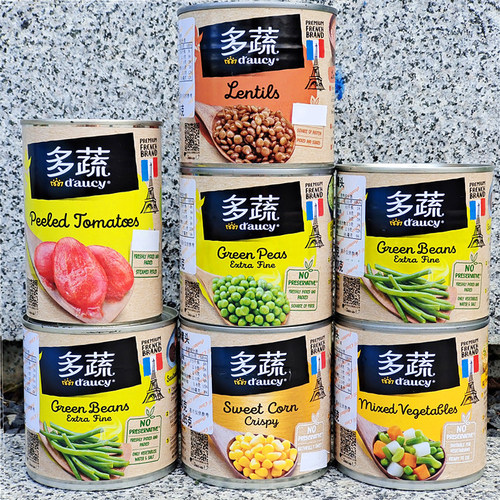 多蔬杂锦蔬菜罐头玉米粒碗豆即食