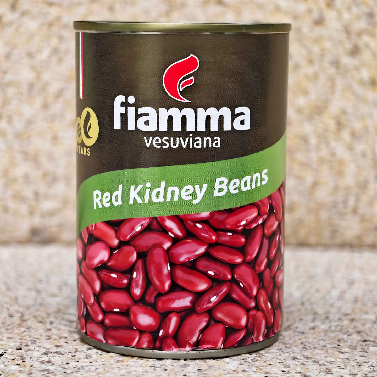 意大利维拉火山红腰豆红豆已熟即食罐头FIAMMA RED KIDNEY BEANS - 实物图
