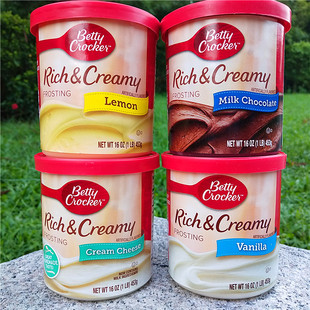 美国贝蒂妙厨蛋糕涂抹层烘焙用翻糖蛋糕霜BETTY CROCKER FROSTING