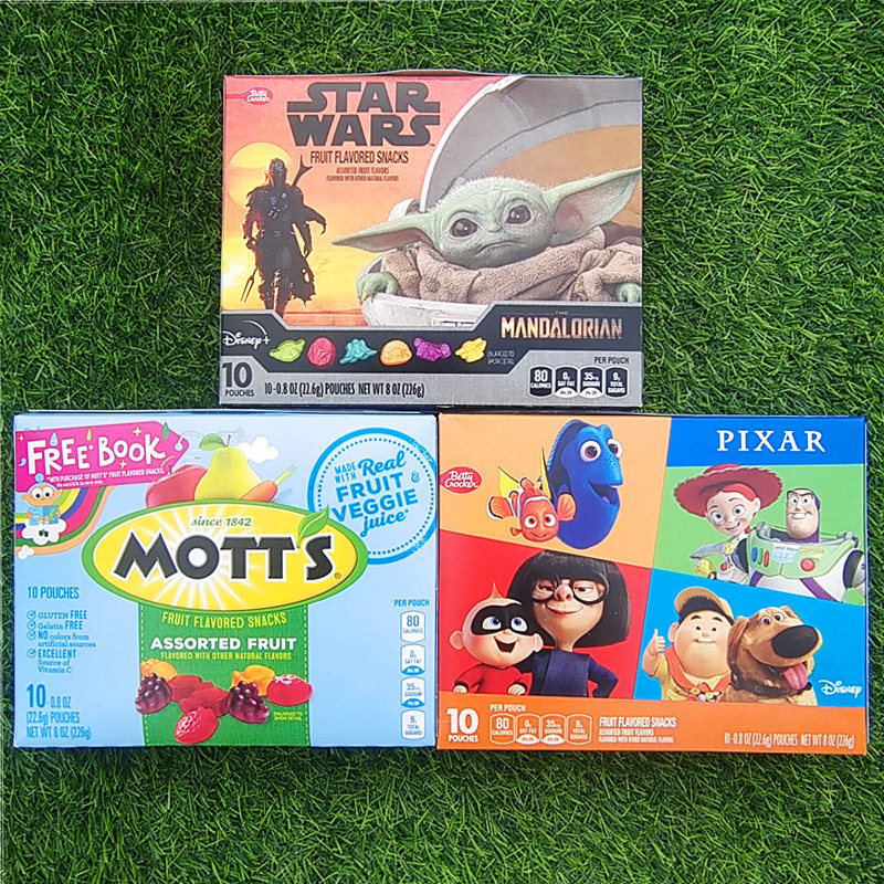 儿童星球大战混合果汁糖果水果软糖MOTTS ASSORTED FRUIT SNACKS