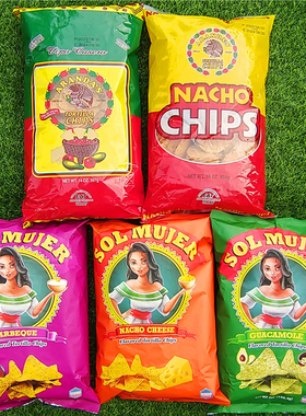 墨西哥少女玉米片杂粮粗粮玉米脆片网红美式零食TORTILLA CHIPS