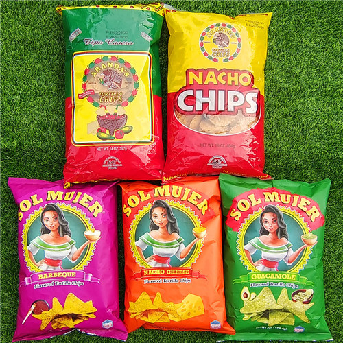 墨西哥少女脆玉米片粗粮脆片零食