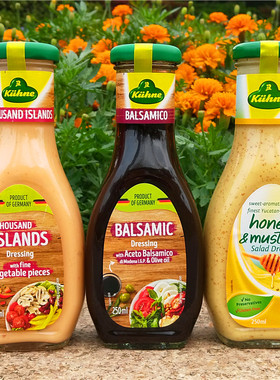 德国进口冠利沙拉酱水果蔬菜色拉酱蘸料酱料KUHNE SALAD DRESSING