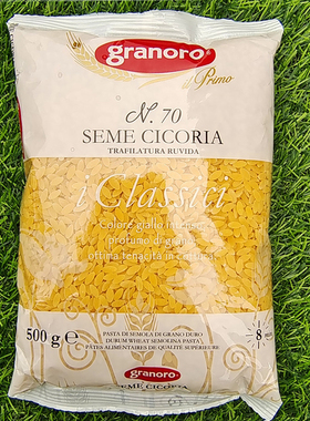 金麦牌米粒形意面米型粉米粒状面食意大利面GRANORO SEME CICORIA