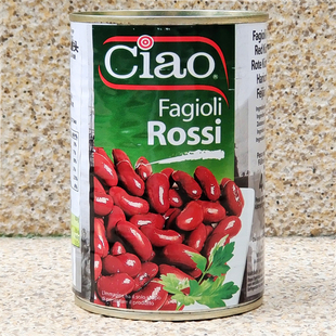 红腰豆罐头即食红芸豆罐西餐沙拉烘焙原料CIAO RED KIDNEY BEANS