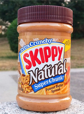 四季宝天然颗粒花生酱拌面酱SKIPPY NATURAL CHUNK PEANUT BUTTER
