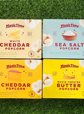 美国风味零食切达奶酪味微波炉爆米花MAGIC TIME CHEDDAR POPCORN