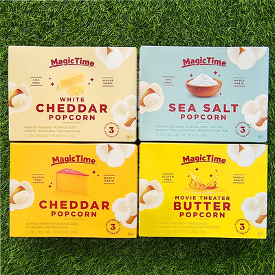 美国风味零食切达奶酪微波爆米花