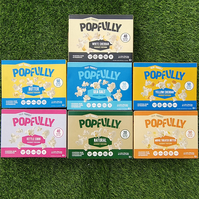 电影院牛油风味微波炉自制爆米花